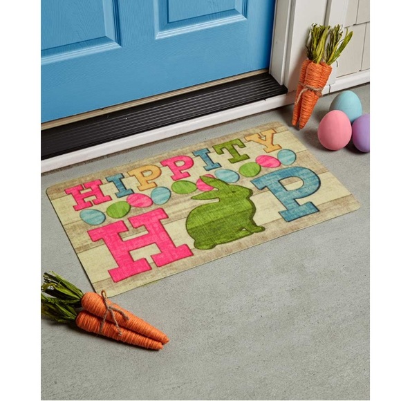 Hippity Hop Colorful Doormat - Picture 1 of 5